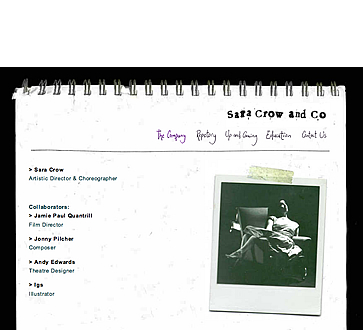 image of Sara Crow & Co website