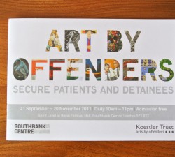 Art by Offenders 2011 leaflet